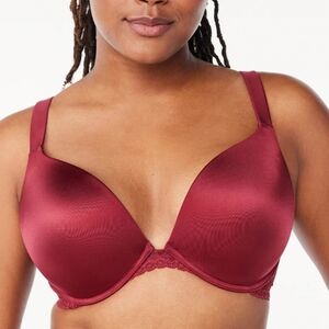 Joyspun Women's and Women's Plus Size Underwire Plunge Bra,